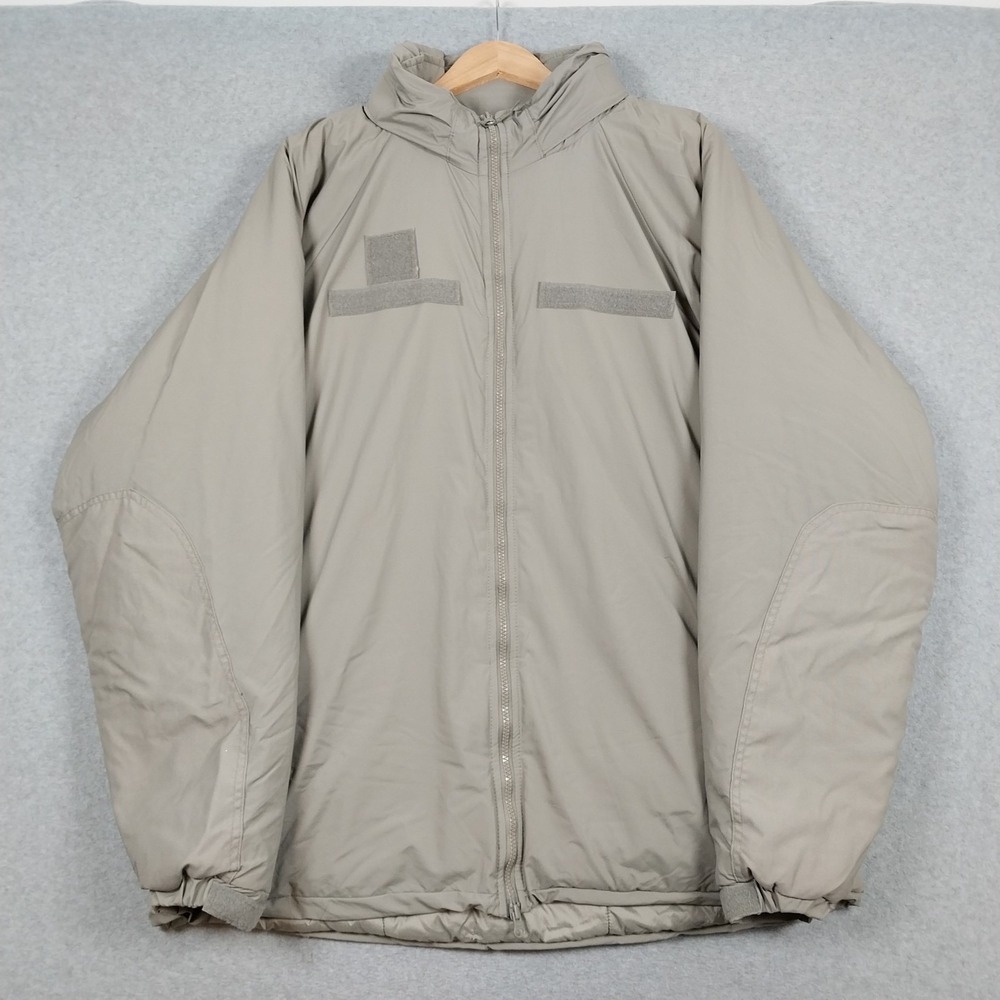Parka Extreme Cold Weather Large Long Level 7 Gen III Military Hooded Primaloft